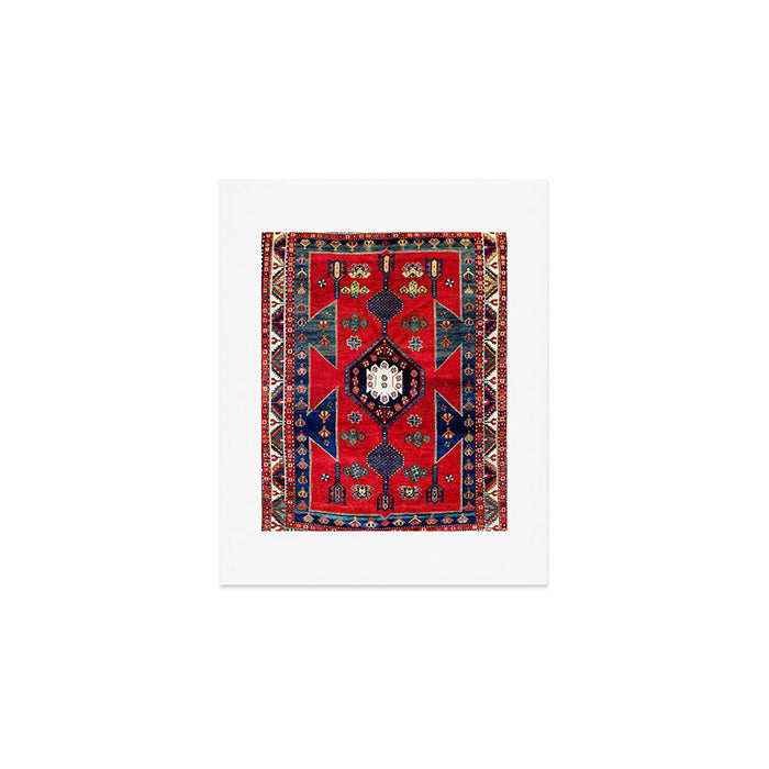 Kazak Southwest Caucasus Rug Art Print Gallery Image 1