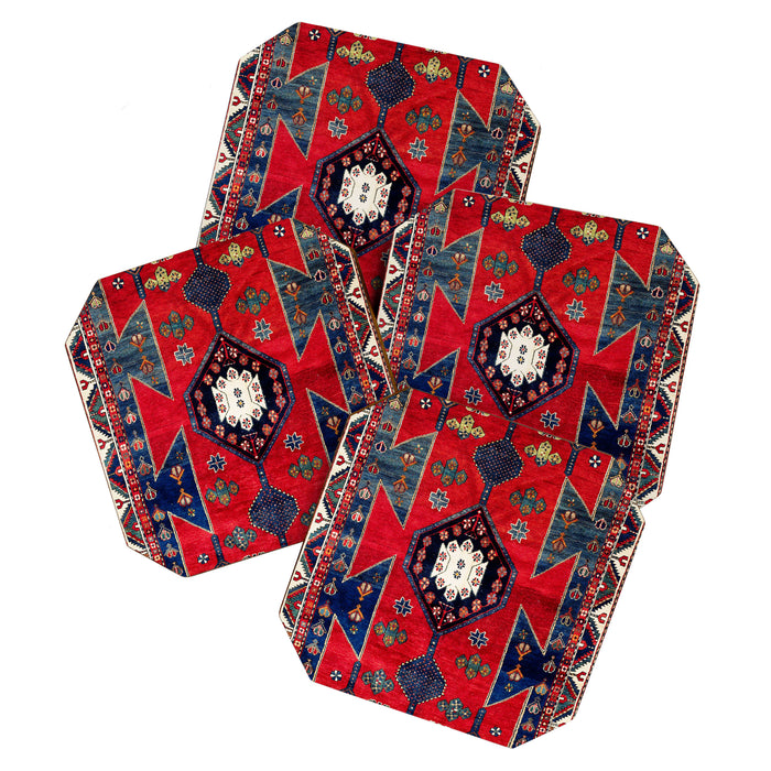 Kazak Southwest Caucasus Rug Coaster Gallery Image 1