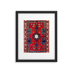Kazak Southwest Caucasus Rug Framed Art Print Gallery Image 4