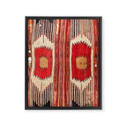 Keles  Antique Balikesir Turkish Kilim Print Framed Canvas Print Gallery Image 3