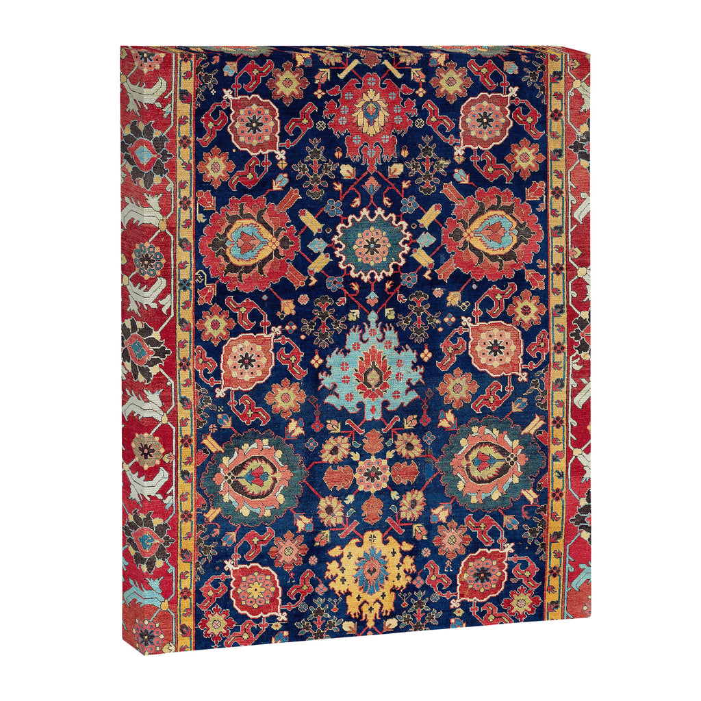 Kelleh Northwest Persian Azerbaijan Floral Carpet Print Canvas Print Gallery Image 3