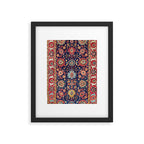 Kelleh Northwest Persian Azerbaijan Floral Carpet Print Framed Art Print Gallery Image 4