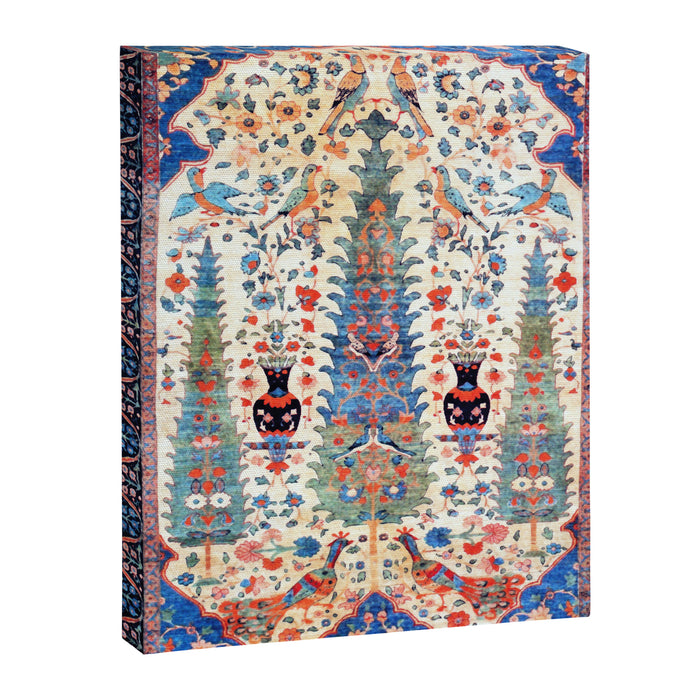Kerman 19th Century Prayer Rug Print Canvas Print Gallery Image 1