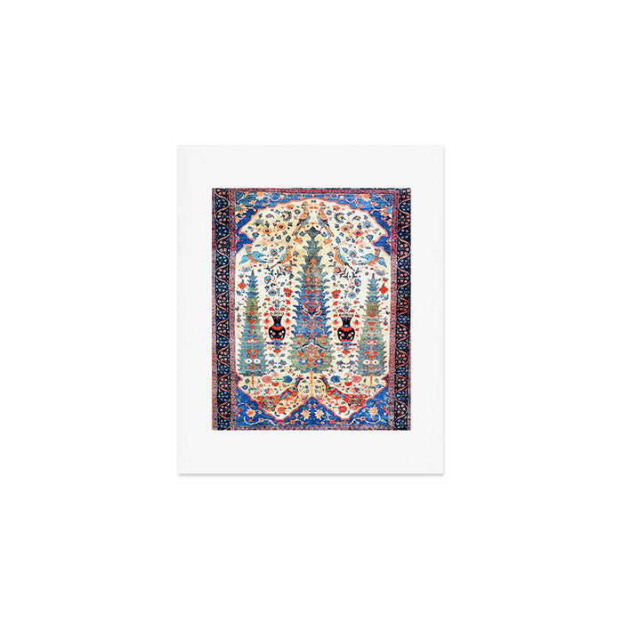 Kerman 19th Century Prayer Rug Print Art Print Gallery Image 1