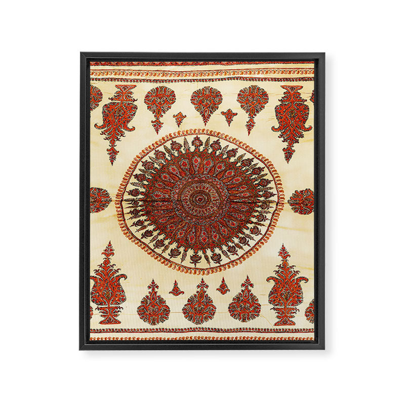 Kerman South Persian Embroidery Print Framed Canvas Print Gallery Image 3