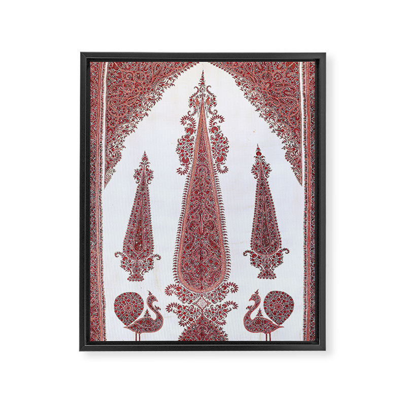 Kerman South Persian Embroidery Print Framed Canvas Print Gallery Image 3