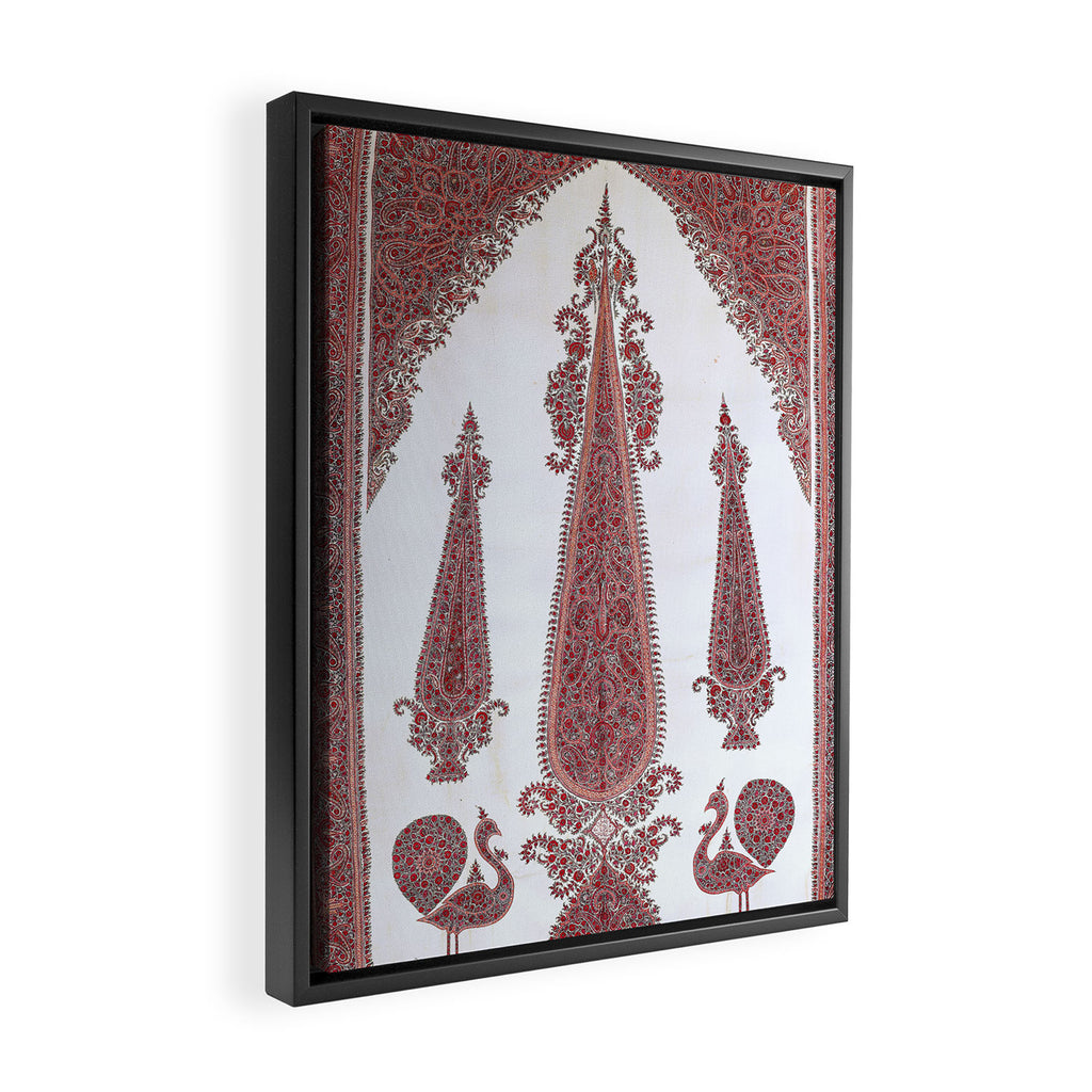 Kerman South Persian Embroidery Print Framed Canvas Print Gallery Image 2