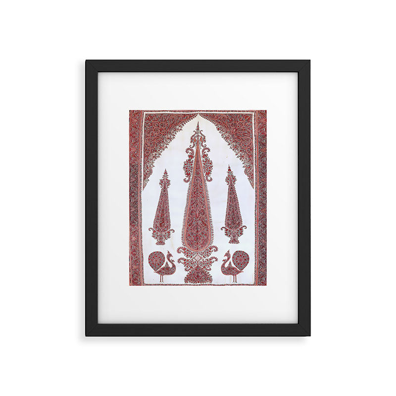 Kerman South Persian Embroidery Print Framed Art Print Gallery Image 5