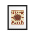 Kerman South Persian Embroidery Print Framed Art Print Gallery Image 4