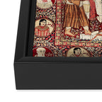 Kerman South Persian Pictorial Rug with Joseph Framed Canvas Print Gallery Image 3