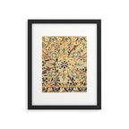 Kermina  Suzani  Antique Uzbekistan Embroidery Print Framed Art Print Gallery Image 5