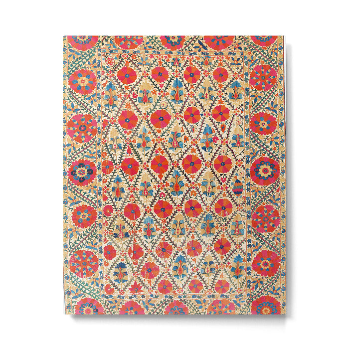 Kermina Suzani Bokhara Uzbekistan Embroidery Print Metal Print Gallery Image 1