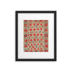 Kermina Suzani Bokhara Uzbekistan Embroidery Print Framed Art Print Gallery Image 5