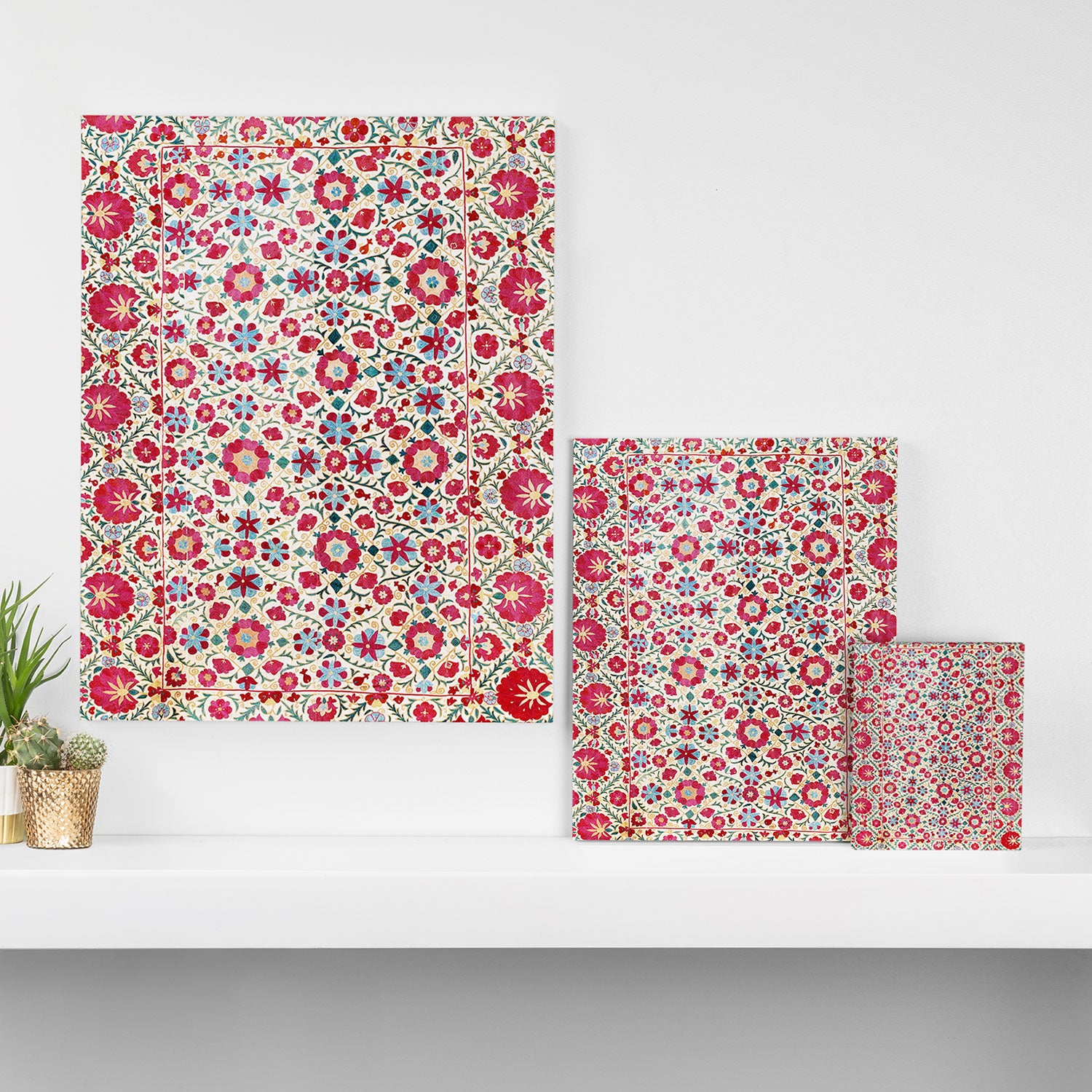 Kermina Suzani South West Uzbekistan Embroidery Print Canvas Print Gallery Image 3