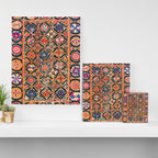 Kermina Suzani Southwest Uzbekistan Embroidery Print Canvas Print Gallery Image 3