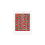 Kermina Suzani Uzbekistan Colorful Embroidery Print Art Print Gallery Image 1