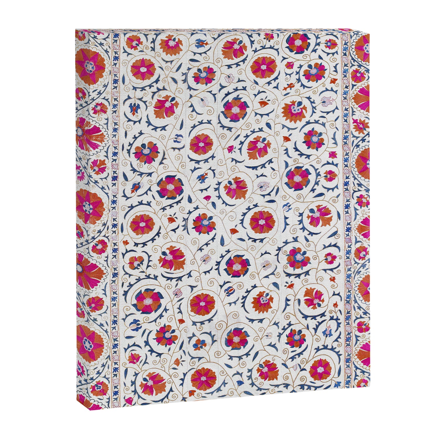 Kermina Suzani Uzbekistan Embroidery Print Canvas Print Gallery Image 3