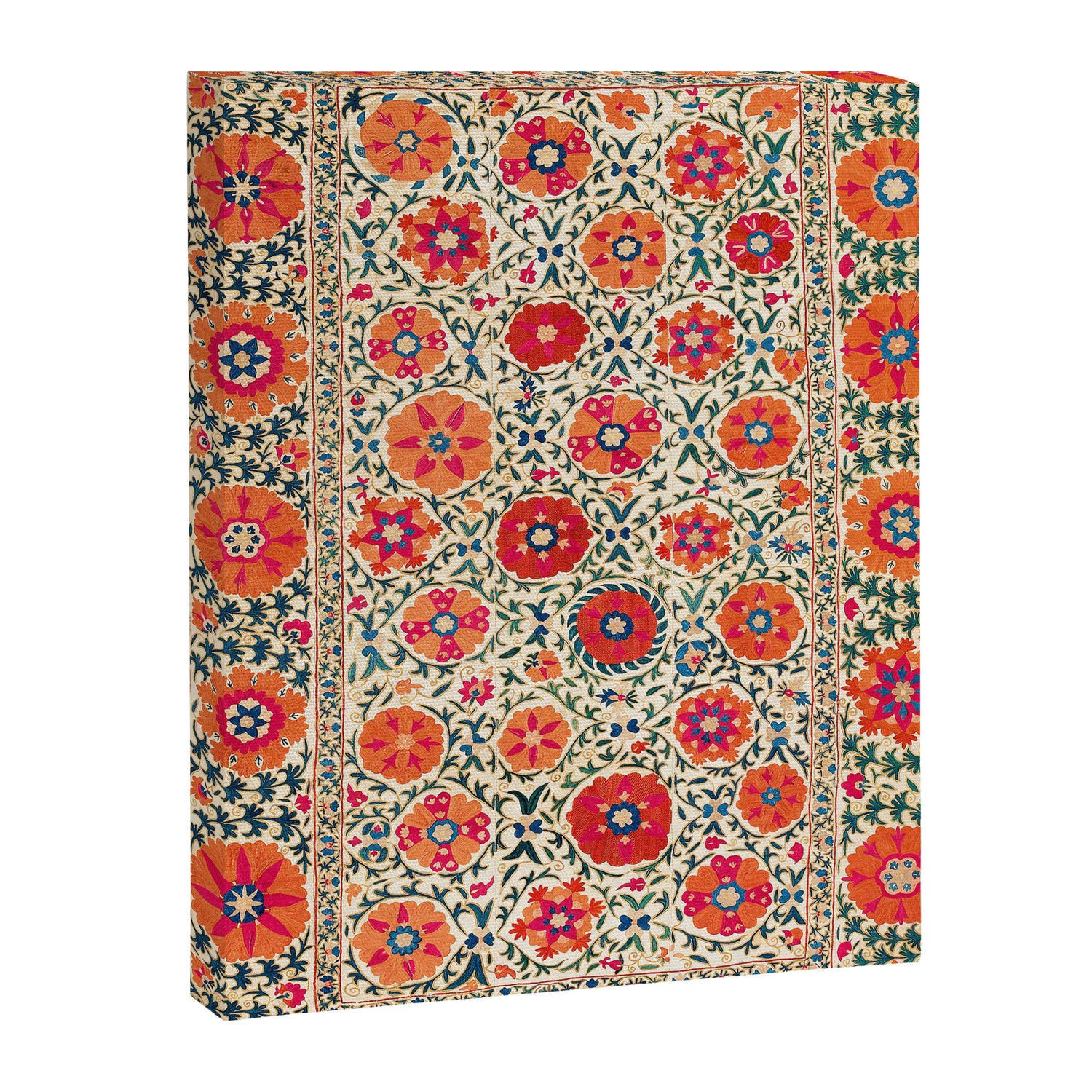 Kermina Suzani Uzbekistan Embroidery Print Canvas Print Gallery Image 3