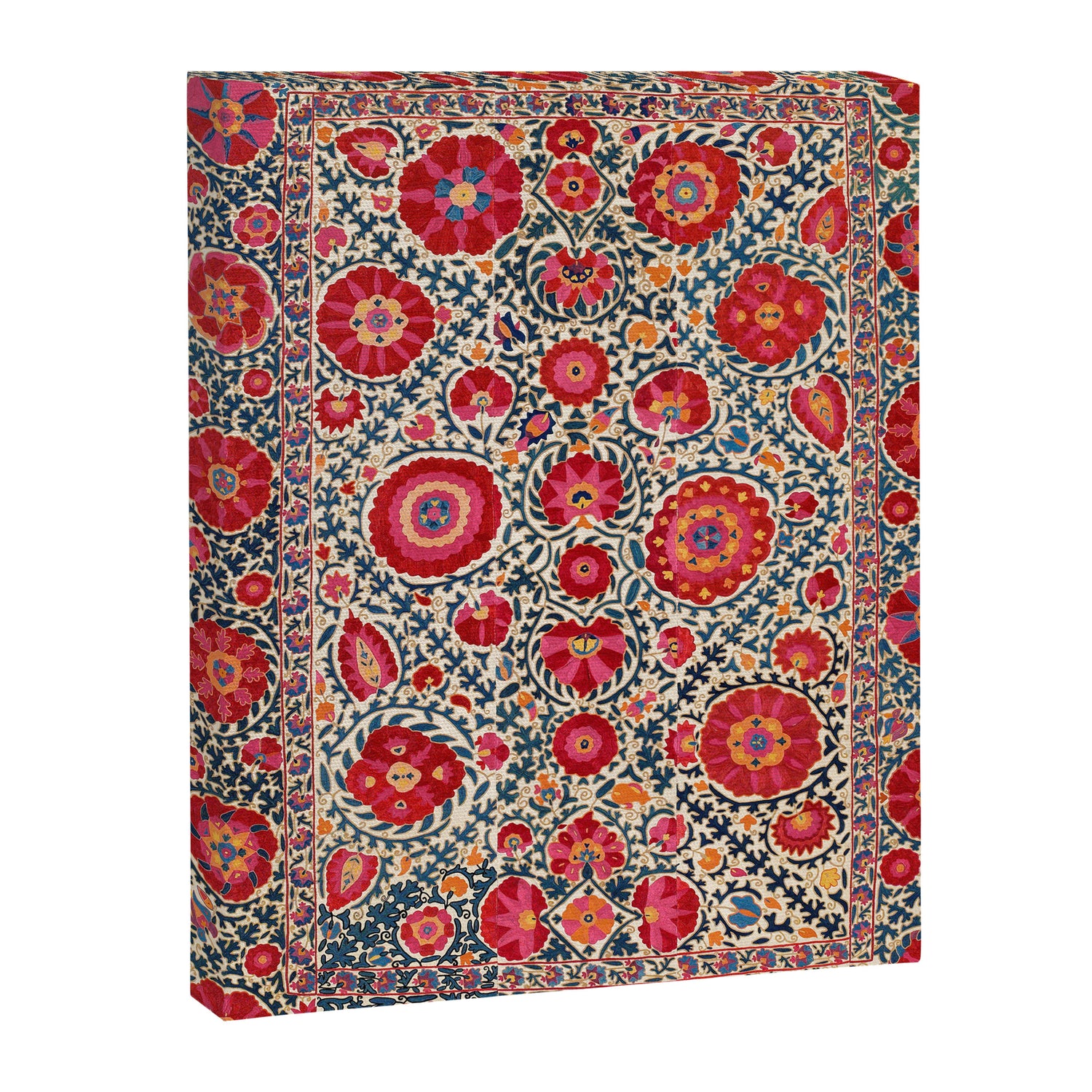 Kermina Suzani Uzbekistan Embroidery Print Canvas Print Gallery Image 3