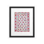 Kermina Suzani Uzbekistan Embroidery Print Framed Art Print Gallery Image 5