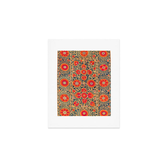 Kermina Suzani Uzbekistan Print Art Print Gallery Image 1