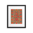 Kermina Suzani Uzbekistan Print Framed Art Print Gallery Image 4