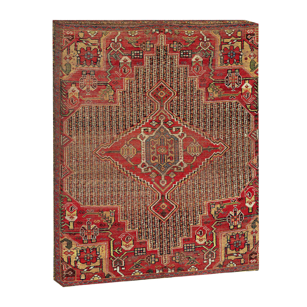 Khamseh  Antique Fars Persian Rug Print Canvas Print Gallery Image 3