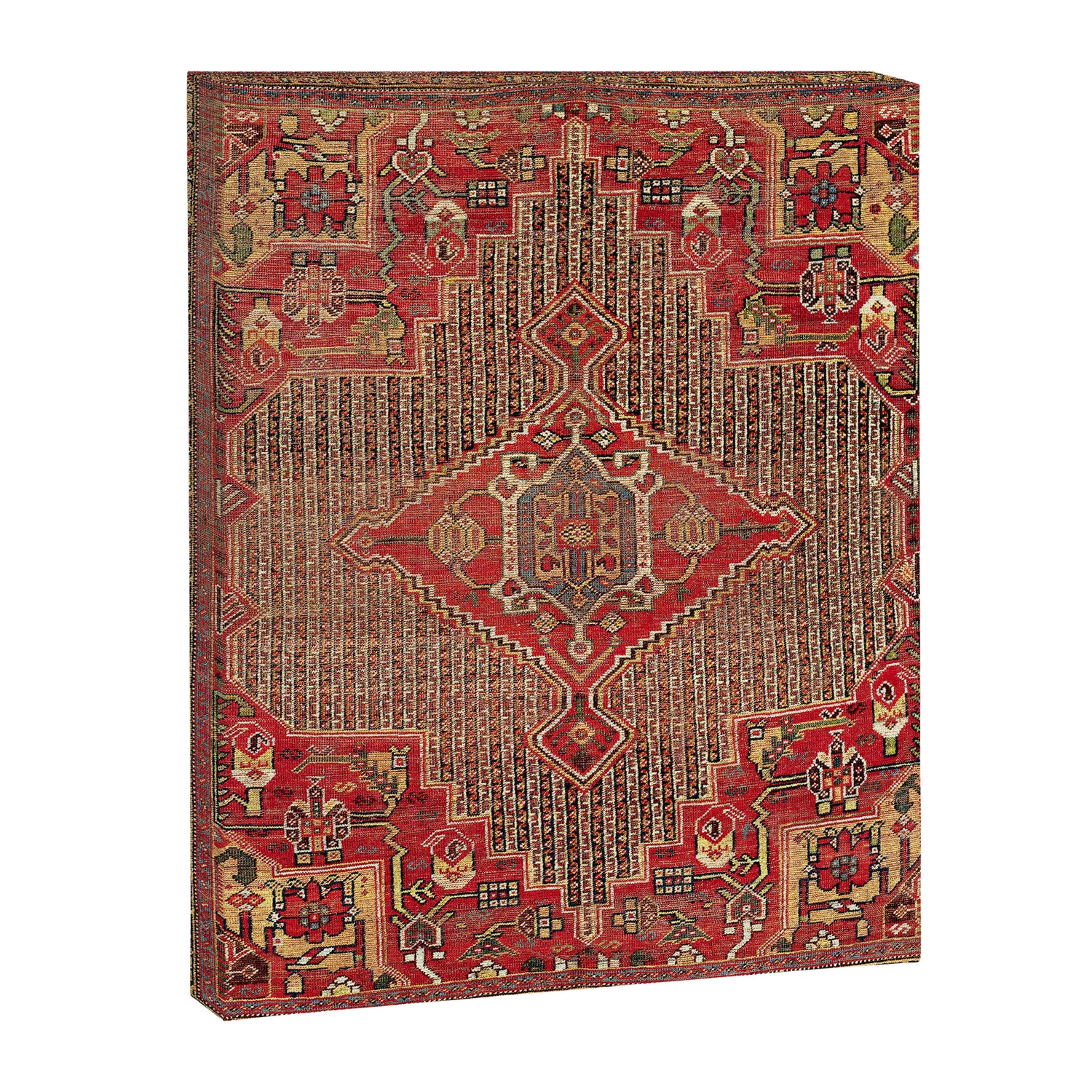 Khamseh  Antique Fars Persian Rug Print Canvas Print Gallery Image 3