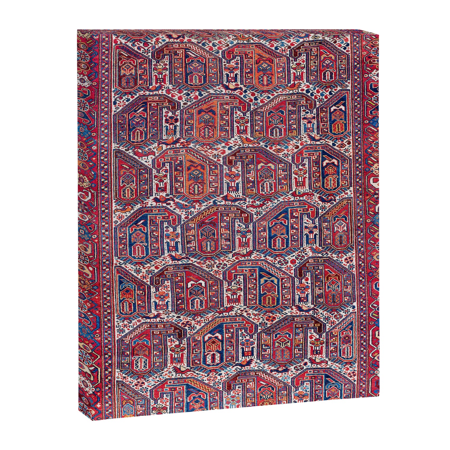 Khamseh Fars Southwest Persian Rug Print Canvas Print Gallery Image 3
