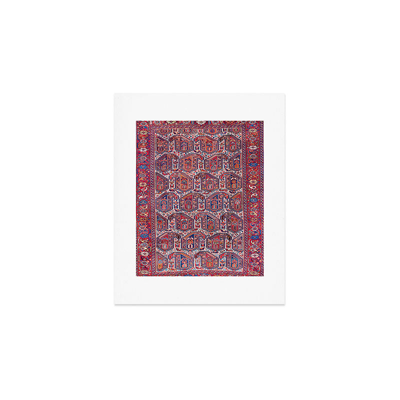 Khamseh Fars Southwest Persian Rug Print Art Print Gallery Image 1