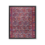 Khamseh Fars Southwest Persian Rug Print Framed Canvas Print Gallery Image 3