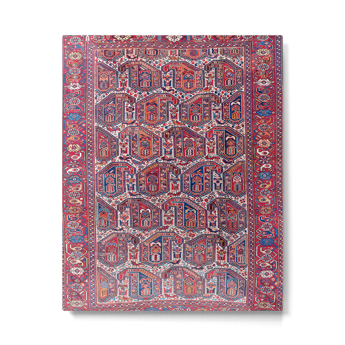 Khamseh Fars Southwest Persian Rug Print Metal Print Gallery Image 1