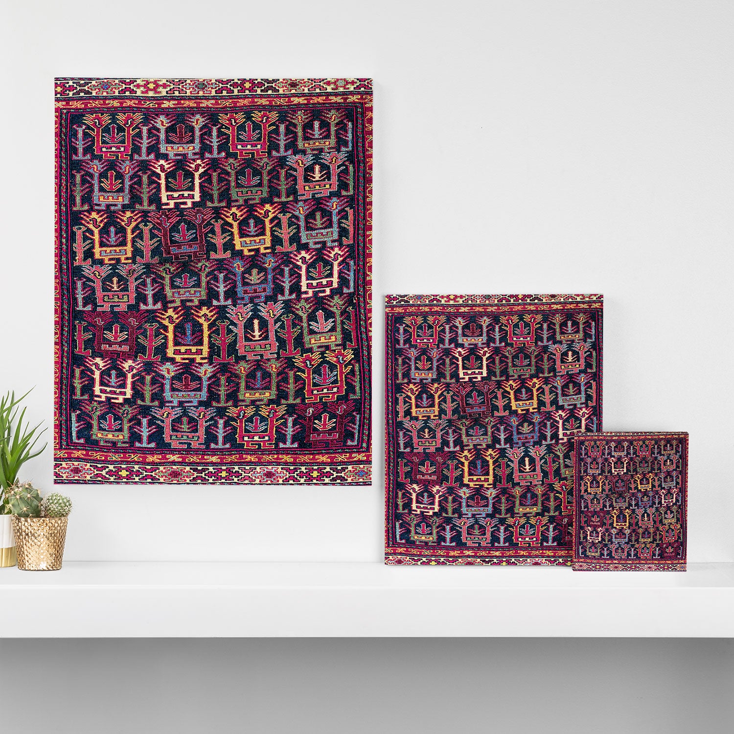 Khamseh Shahsavan Sumakh Azerbaijan Persian Tribal Bag Print Canvas Print Gallery Image 3