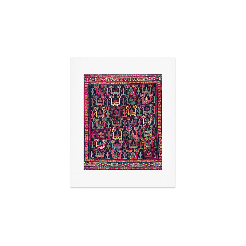 Khamseh Shahsavan Sumakh Azerbaijan Persian Tribal Bag Print Art Print Gallery Image 1