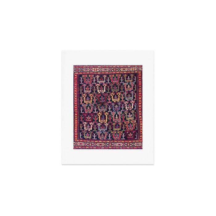 Khamseh Shahsavan Sumakh Azerbaijan Persian Tribal Bag Print Art Print Gallery Image 1