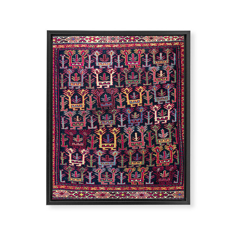 Khamseh Shahsavan Sumakh Azerbaijan Persian Tribal Bag Print Framed Canvas Print Gallery Image 3