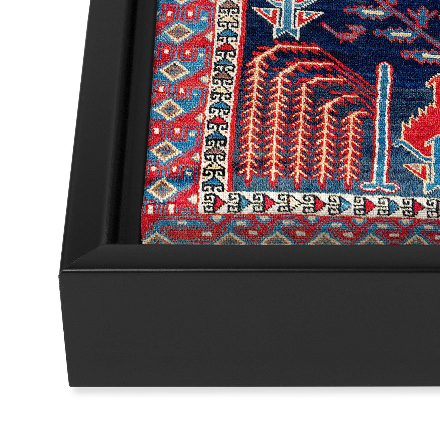 Khila Baku Southeast Caucasus Rug Print Framed Canvas Print Gallery Image 3