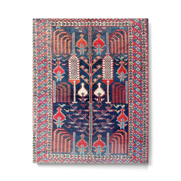 Khila Baku Southeast Caucasus Rug Print Metal Print Gallery Image 1