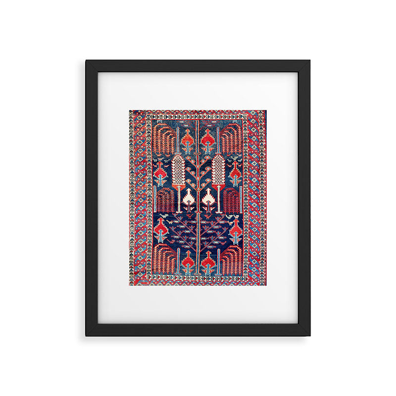 Khila Baku Southeast Caucasus Rug Print Framed Art Print Gallery Image 5