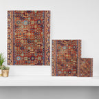 Khotan Antique East Turkestan Rug Print Canvas Print Gallery Image 3