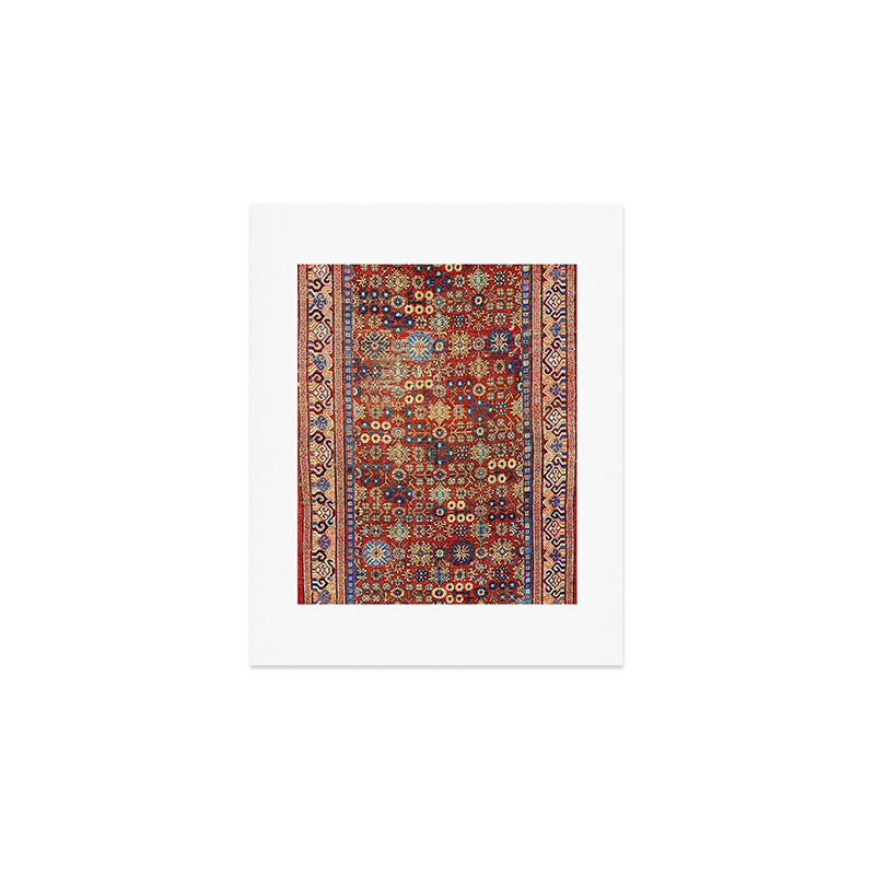 Khotan Antique East Turkestan Rug Print Art Print Gallery Image 1