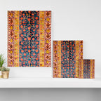 Khotan  Antique East Turkestan Rug Print Canvas Print Gallery Image 3