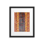 Khotan  Antique East Turkestan Rug Print Framed Art Print Gallery Image 5