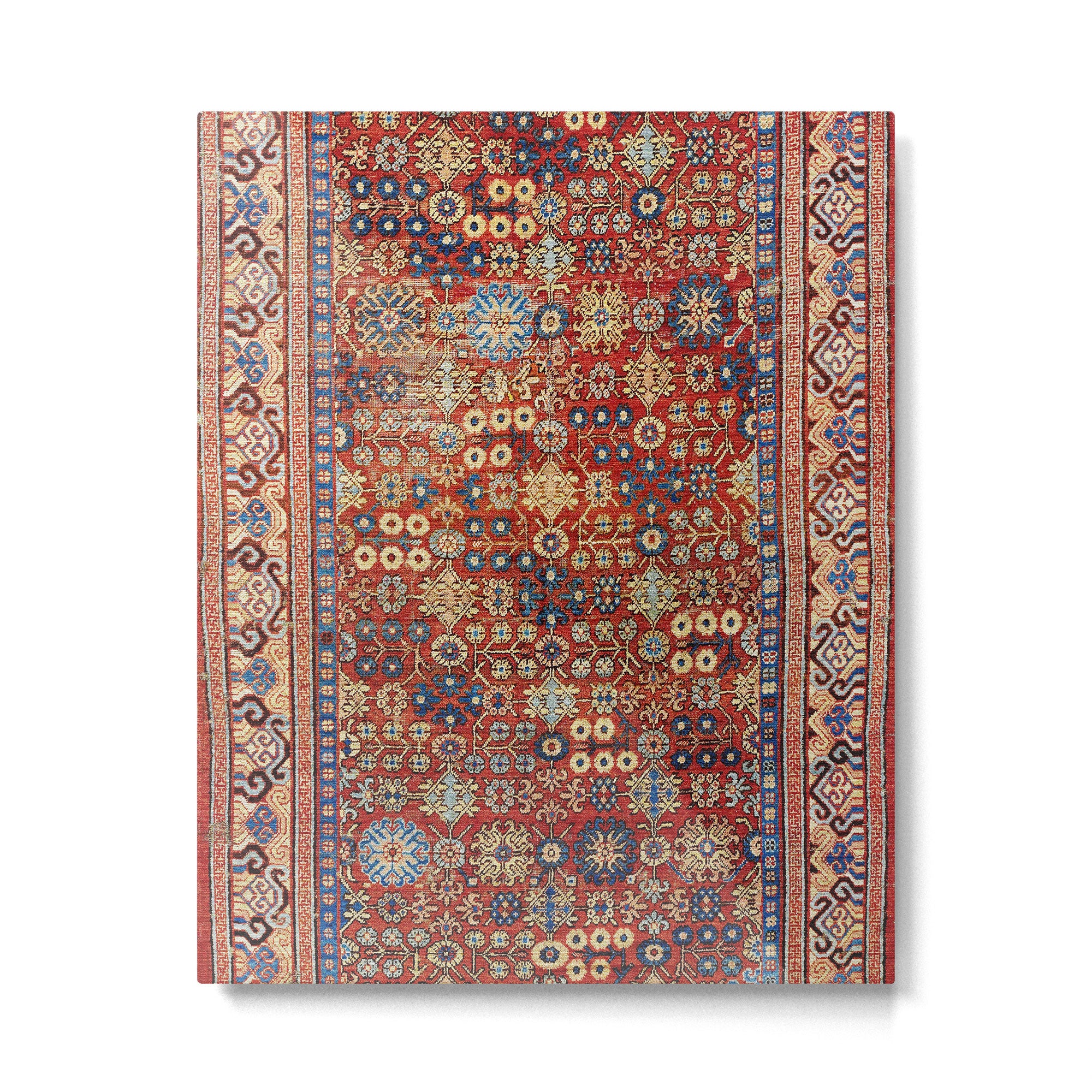 Khotan Antique East Turkestan Rug Print Metal Print Gallery Image 4
