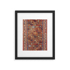 Khotan Antique East Turkestan Rug Print Framed Art Print Gallery Image 5