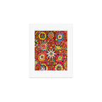 Kirman 17th Century Vase Carpet Print Art Print Gallery Image 1