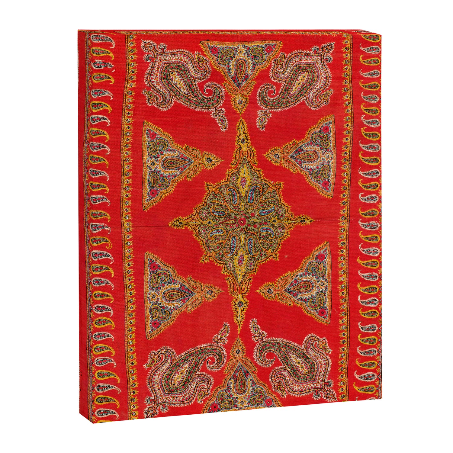Kirman  Antique South Persian Embroidery Print Canvas Print Gallery Image 3