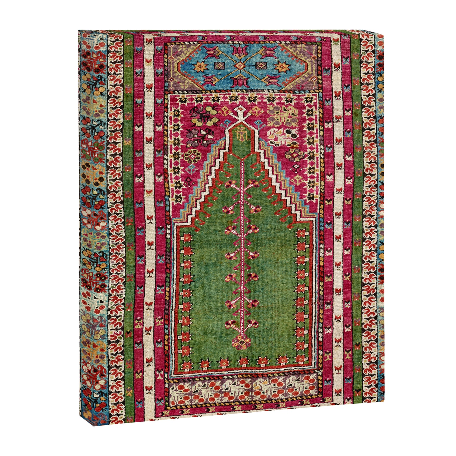 Kirsehir Central Anatolian Prayer Rug Print Canvas Print Gallery Image 3