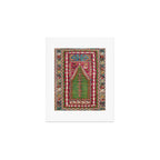 Kirsehir Central Anatolian Prayer Rug Print Art Print Gallery Image 1