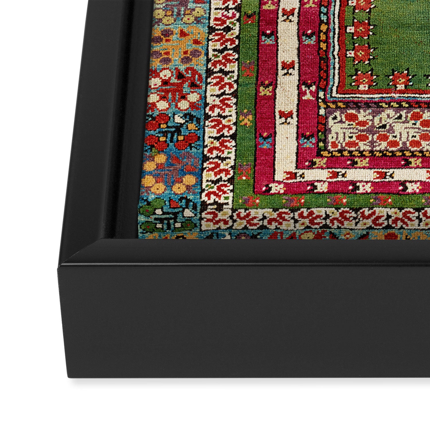 Kirsehir Central Anatolian Prayer Rug Print Framed Canvas Print Gallery Image 3